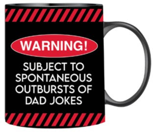 Warning Dad Jokes Mug