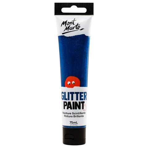 MM Glitter Paint 75ml Dark Blue