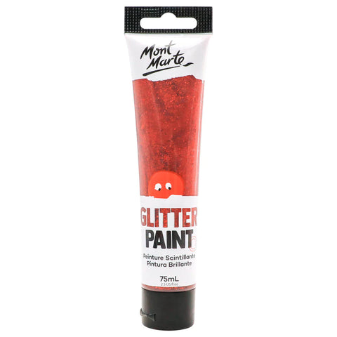 MM Glitter Paint 75ml Red