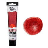 MM Glitter Paint 75ml Red