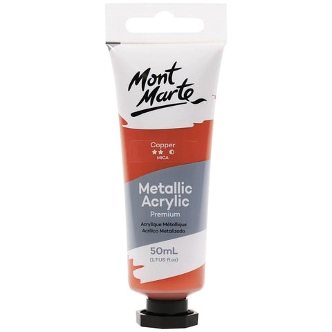 MM Metallic Acylic Paint 50ml Copper