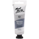 MM Metallic Acylic Paint 50ml Silver