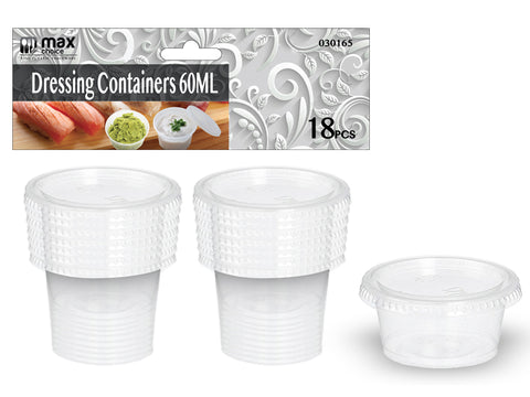 DRESSING CONTAINERS 60ml X 18pc
