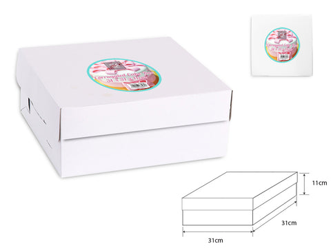 CORRUGATED CAKE BOX 31CM