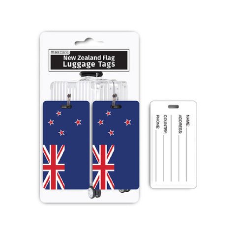 NZ Flag Luggage Tags 2pc