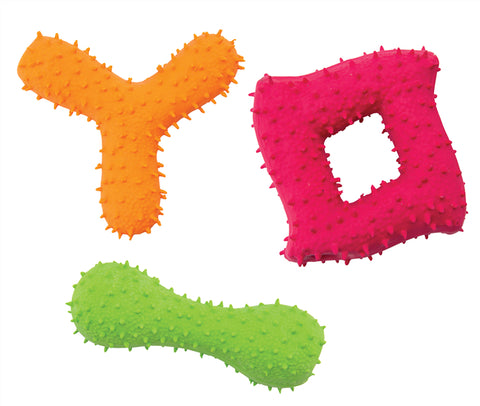 DOG SQUEAKY / SPIKEY LATEX TOY