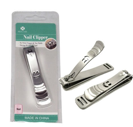 NAIL CLIPPER SMILY FACE S/STEEL