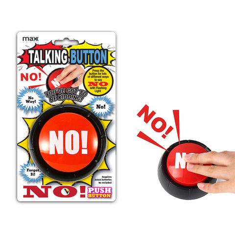 Talking Button Red NO