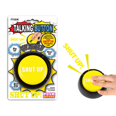 Talking Button Shut Up