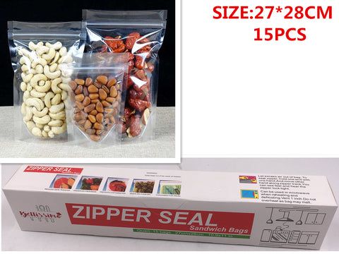 ZIPPER SEAL BAGS 15PC