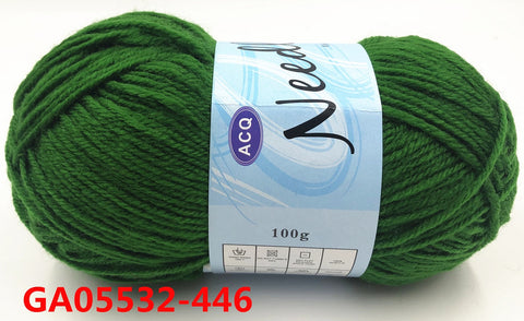 Yarn Acrylic 100g Green 5532-446