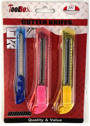 Cutter Knife 3pk