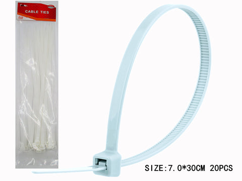 CABLE TIES 30.5CM 20PC
