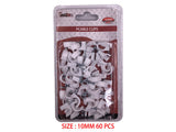 CABLE CLIPS 10MM 60PC