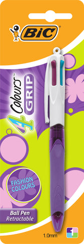 BIC 4 Colour Pen with Grip