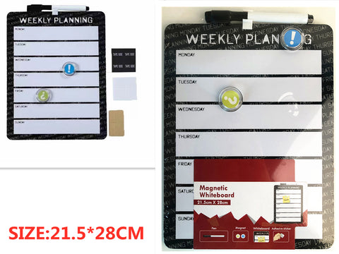 Weekly Planner Whiteboard 21.5x28cm