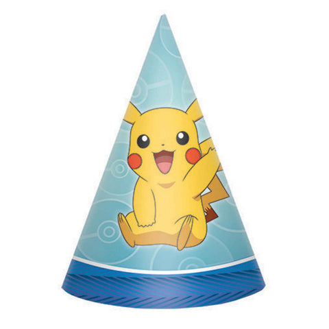 Pokemon Cone Hats 8pc