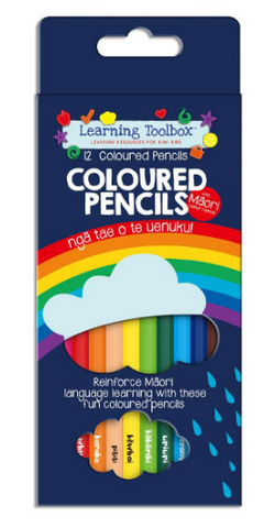 Te Reo Colour Pencils 12pc 17.8cm