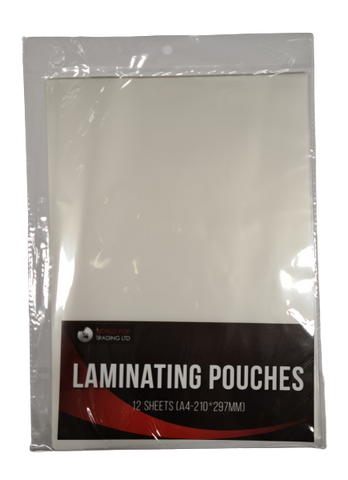 Laminating Pouches 12 Sheets A4