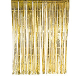 Foil Tinsel Curtain 1m x 3m GOLD