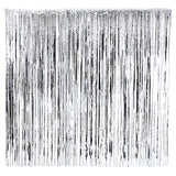 Foil Tinsel Curtain 1m x 3m SILVER