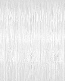 Foil Tinsel Curtain 1m x 3m WHITE