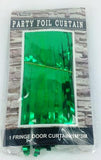 Foil Tinsel Curtain 1m x 3m GREEN