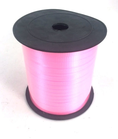 RIBBON ROLLED PINK 5mm x 250 Yards
