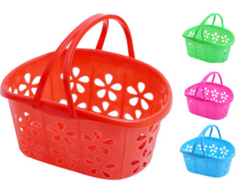Easter plastic basket, size: 26x17 X 13c