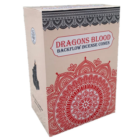 Dragons Blood Backflow Incense Cones 14pk