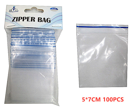 Zipper Bag 5x7cm 100pk