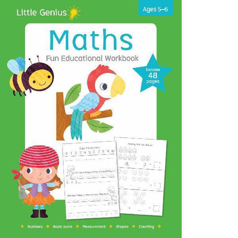 Little Genius Maths Book Ages 5-6