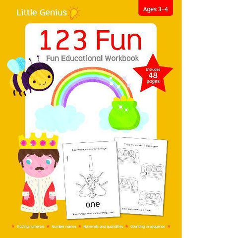 Little Genius 123 Fun Ages 3-4 Book
