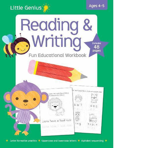 Little Genius Reading and Writing Ages 4-5 Book