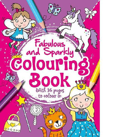 Fabulous and Sparkly Colouring book