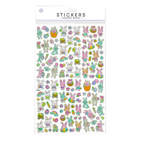 Stickers Easter Bunnies 347x196mm