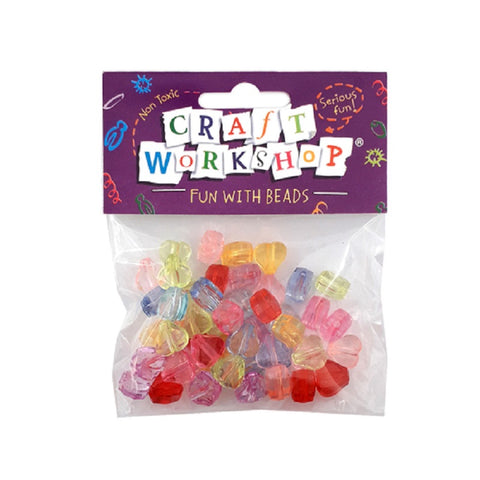 Craft Beads Hearts 1cm 30g