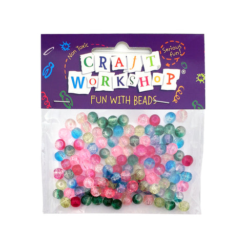 Craft Beads Multi-Colour 6mm 120pc