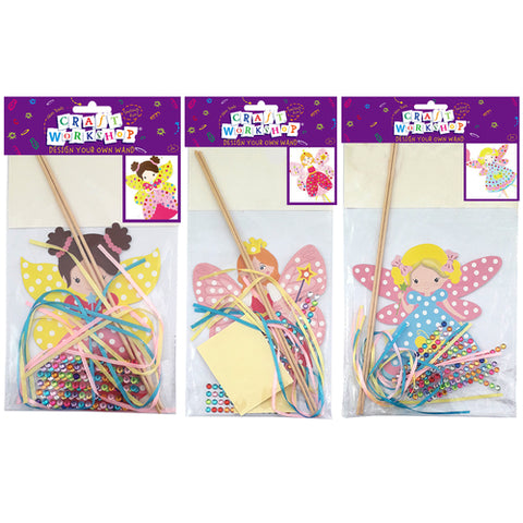 Craft DYO Fairy Wand 2pcs 3asst