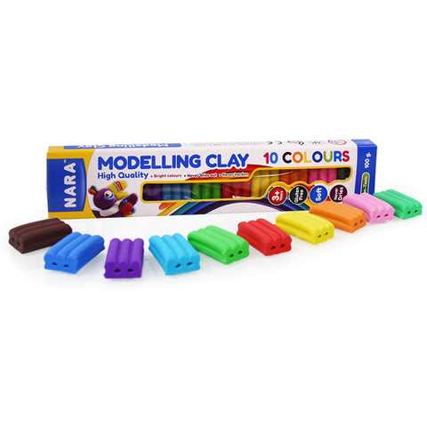 Modelling Clay 10 Colors 100g