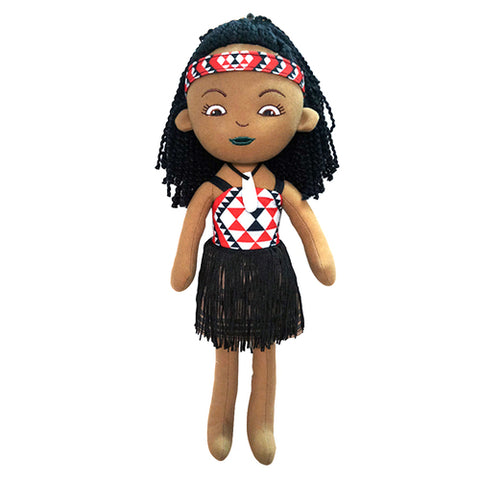 Soft Doll NZ Kapa Haka Girl 40cm
