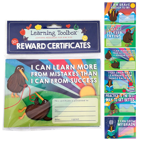 Reward Certificate Kiwi A5 30pc