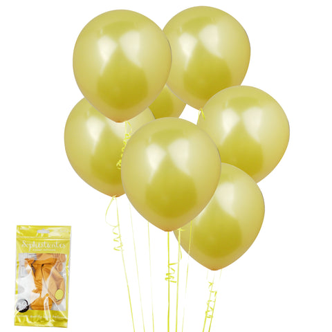 Metallic Gold Balloons 6pk