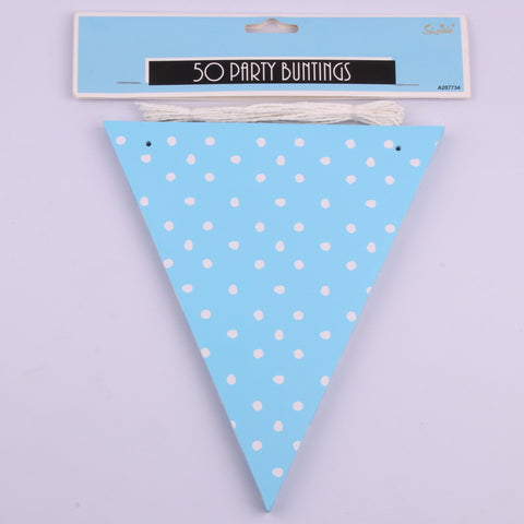 *50pk Blue Style Bunting
