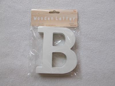 Wooden Letters 12CM B