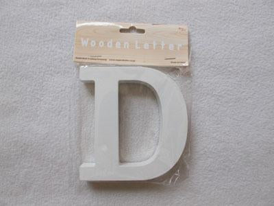 Wooden Letters 12CM D
