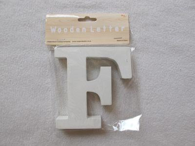 Wooden Letters 12CM F