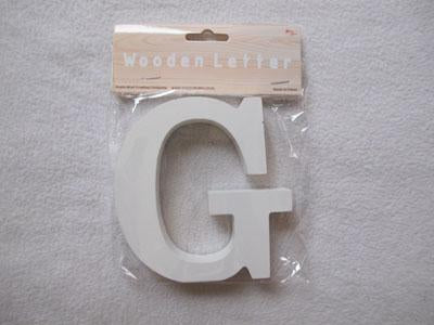 Wooden Letters 12CM G