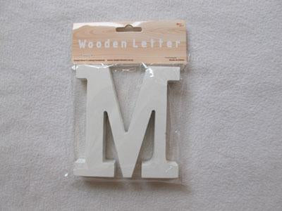 Wooden Letters 12CM M