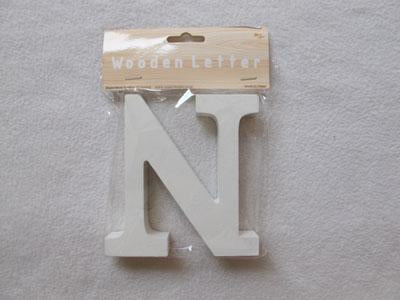 Wooden Letters 12CM N